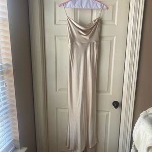 Fame and Partners Champagne Dress